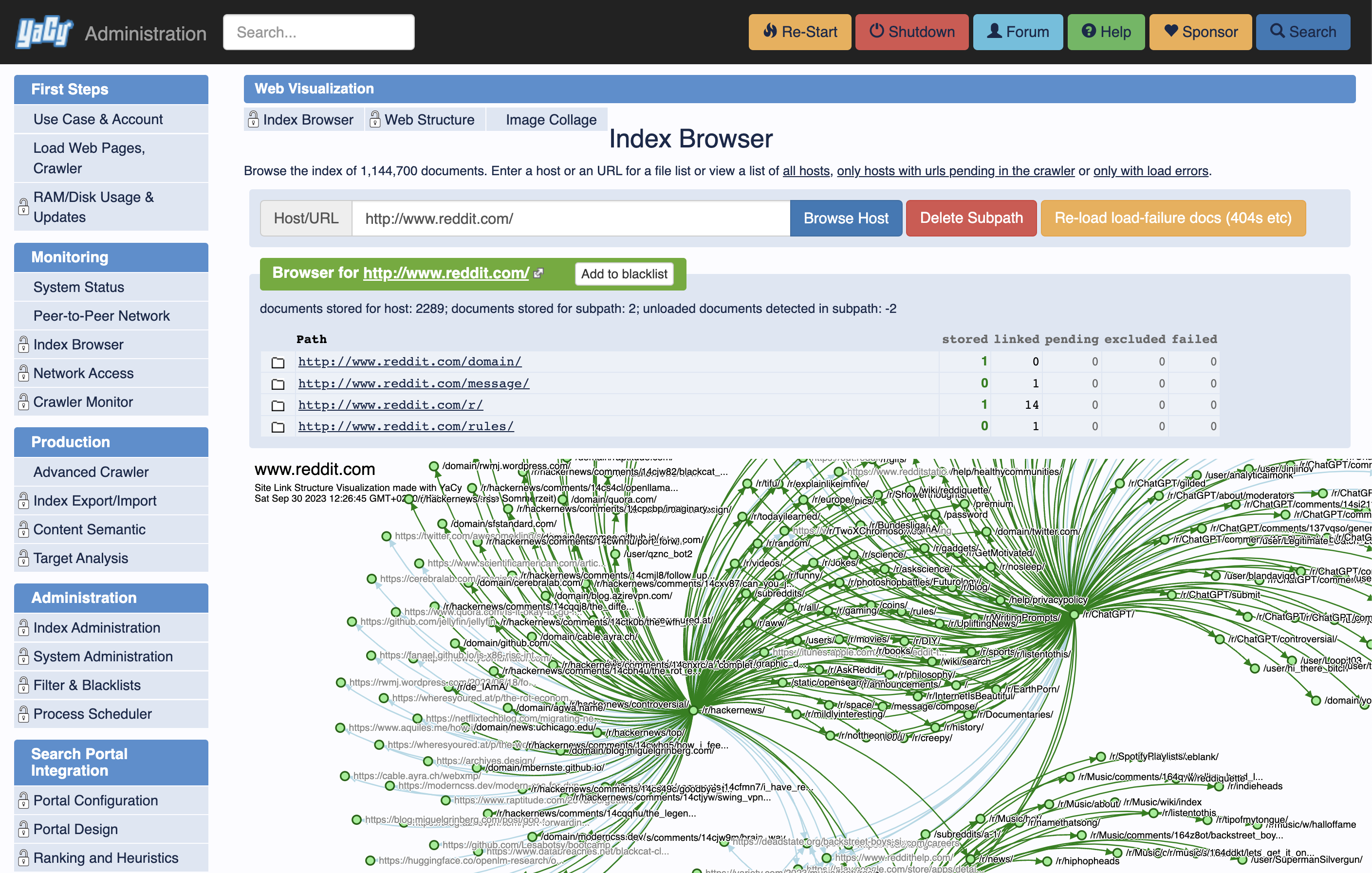 Index Browser